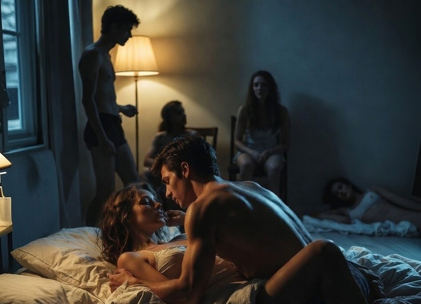 Abstract, tasteful illustration symbolizing the feeling of being seen and witnessed